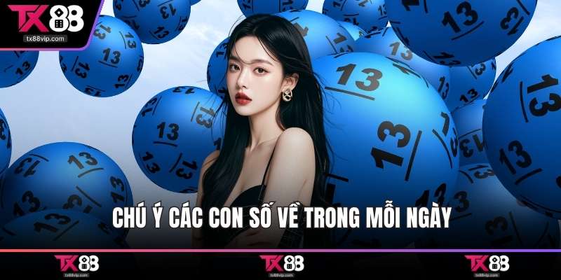 Chú ý các con số về trong mỗi ngày